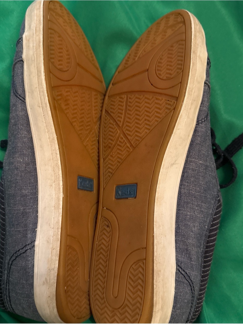 Keds Men’s Dark Gray Canvas Casual Lace-Up Sneakers - Picture 4 of 5